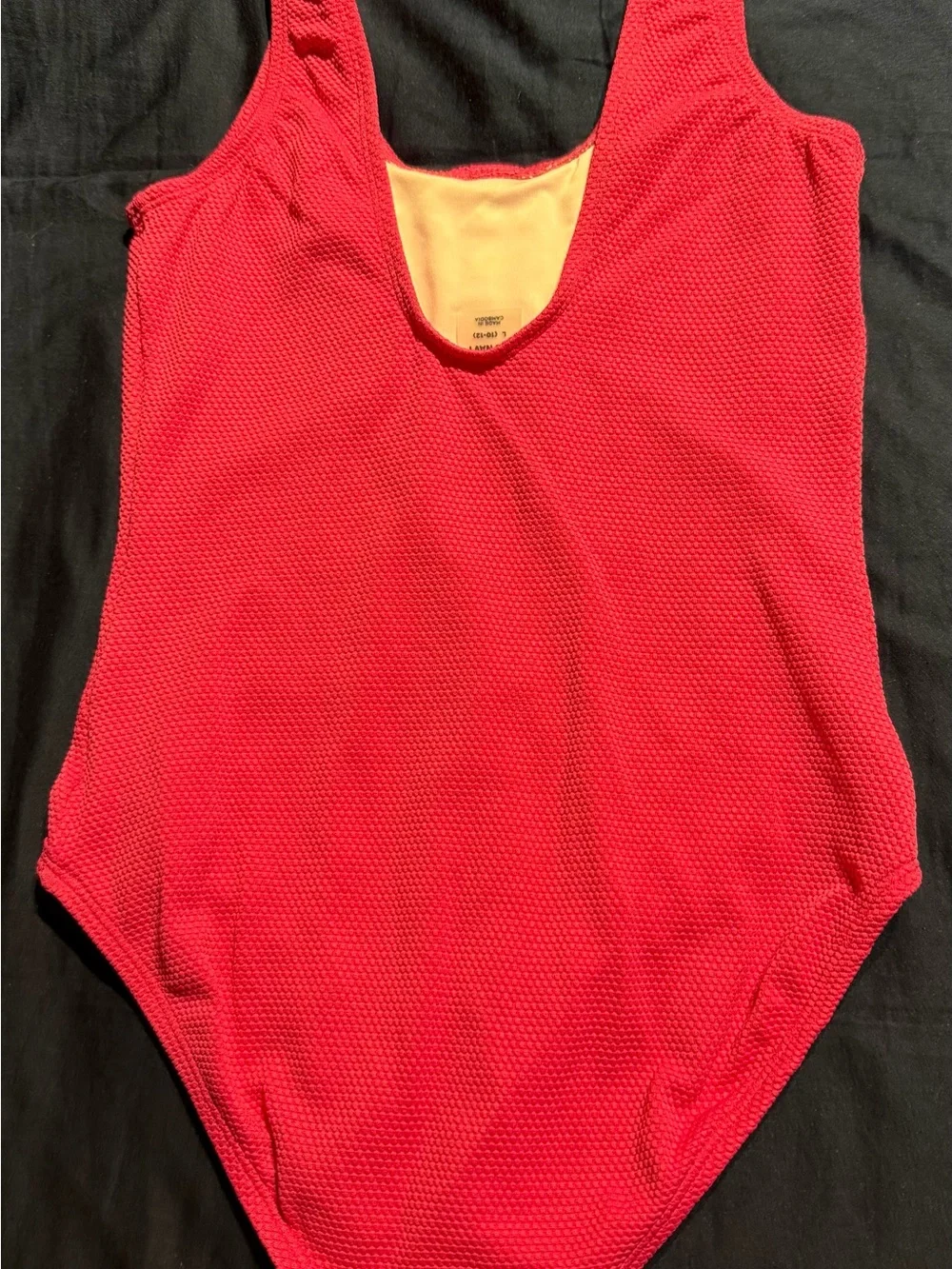 Old Navy Red Textured Kids One-Piece